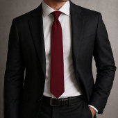 Personalized Monogram Burgundy Black ネクタイ
