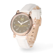 Personalized Monogram Couples name 腕時計 (傾斜)