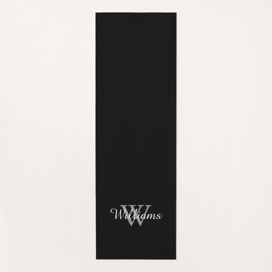 Personalized Monogram Custom Name and Initial ヨガマット (正面)