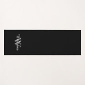 Personalized Monogram Custom Name and Initial ヨガマット (正面(横))