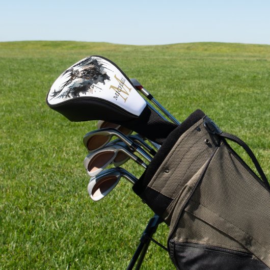 Personalized Monogram Elk Forest ゴルフヘッドカバー (インサイチュ)