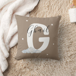 Personalized Monogram G Initial Decorative Throw クッション