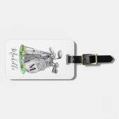 Personalized Monogram Golf Bag ラゲッジタグ (正面横)