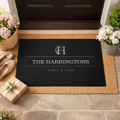 Personalized Monogram Housewarming Wedding Gift ドアマット