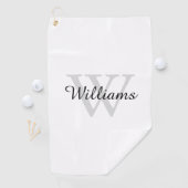 Personalized Monogram Initial and Name ゴルフタオル (インサイチュ)