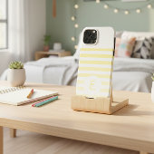 Personalized Monogram Minimal Striped Modern Desig Case-Mate iPhoneケース