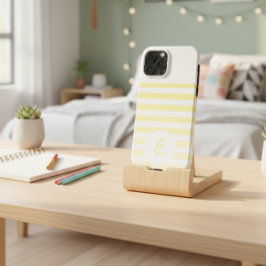 Personalized Monogram Minimal Striped Modern Desig iPhone 13 Pro Maxケース