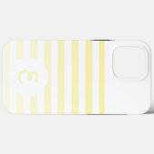 Personalized Monogram Minimal Striped Modern Desig Case-Mate iPhoneケース (裏面 (横))
