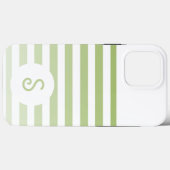 Personalized Monogram Minimal Striped Modern Desig Case-Mate iPhoneケース (裏面 (横))