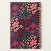 Personalized Monogram Moody Floral プランナー手帳 (裏面)