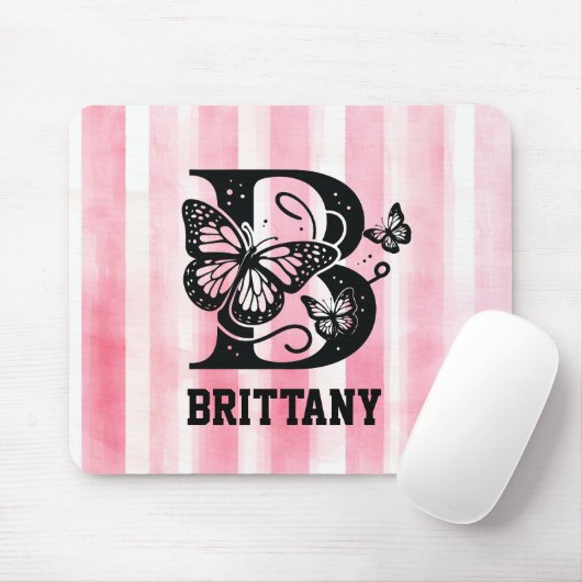 Personalized Monogram Mouse Pad マウスパッド (マウス)
