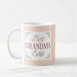 Personalized Monogram Name Best Grandma Ever  コーヒーマグカップ