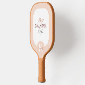 Personalized Monogram Name Best Grandma Ever ピックルボールラケット (左)