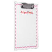 Personalized Monogram Notepads with Scallop Border クリップボード (右)