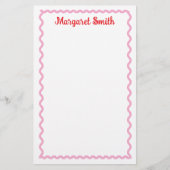 Personalized Monogram Notepads with Scallop Border 便箋 (正面)