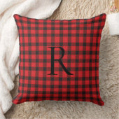 Personalized Monogram Pillow, Rustic Farmhouse クッション (ブランケット)