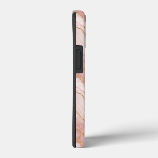 Personalized Monogram Rose Quartz Gold Case-Mate iPhoneケース (裏面 / 右)
