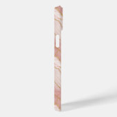Personalized Monogram Rose Quartz Gold Case-Mate iPhoneケース (裏面 / 右)