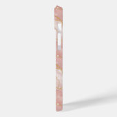 Personalized Monogram Rose Quartz Gold Case-Mate iPhoneケース (裏面 / 左)