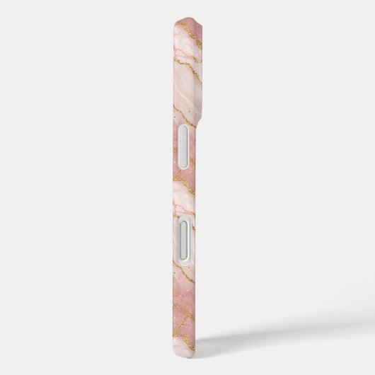 Personalized Monogram Rose Quartz Gold Case-Mate iPhoneケース (裏面 / 右)