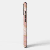 Personalized Monogram Rose Quartz Gold Case-Mate iPhoneケース (裏面 / 左)