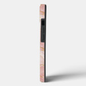 Personalized Monogram Rose Quartz Gold Case-Mate iPhoneケース (裏面 / 左)