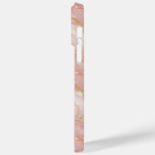 Personalized Monogram Rose Quartz Gold Case-Mate iPhoneケース (裏面 / 左)