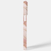 Personalized Monogram Rose Quartz Gold Case-Mate iPhoneケース (裏面 / 右)