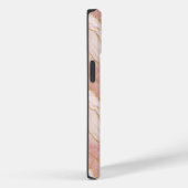 Personalized Monogram Rose Quartz Gold Case-Mate iPhoneケース (裏面 / 右)
