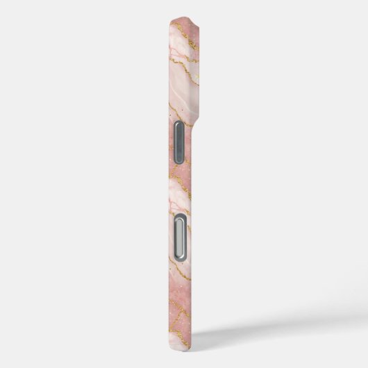 Personalized Monogram Rose Quartz Gold Case-Mate iPhoneケース (裏面 / 右)