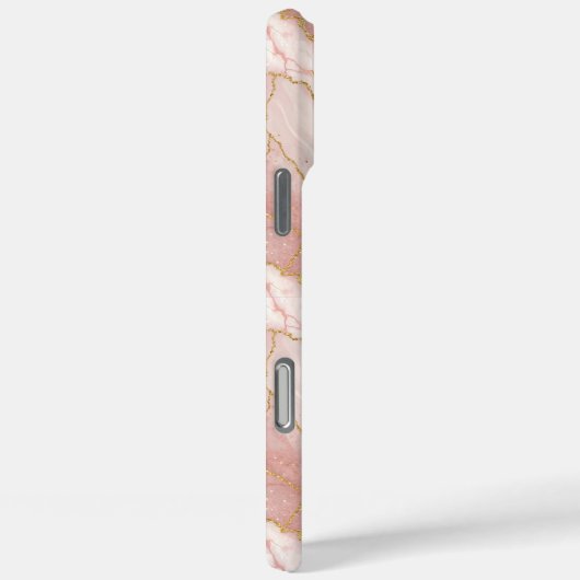 Personalized Monogram Rose Quartz Gold Case-Mate iPhoneケース (裏面 / 右)