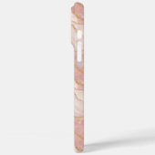 Personalized Monogram Rose Quartz Gold Case-Mate iPhoneケース (裏面 / 左)