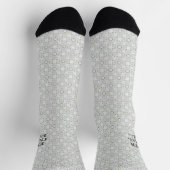 Personalized Monogram Socks – Custom Men's Dress  ソックス (上部)