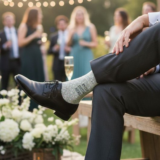 Personalized Monogram Socks – Custom Men's Dress  ソックス