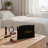 Personalized Monogram Zipper Pouch for Essentials アクセサリーポーチ