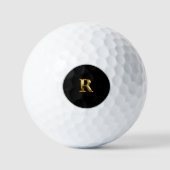 Personalized Monogrammed Golf Balls ゴルフボール (正面)
