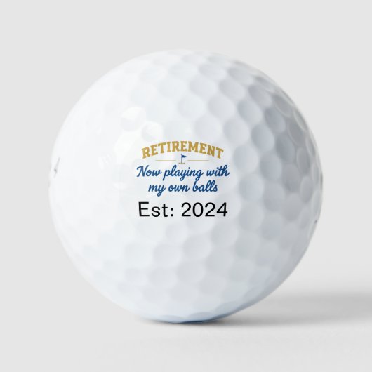  Personalized Monogrammed Golf Balls ゴルフボール (正面)