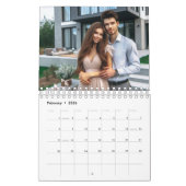 Personalized Monthly Family Moments in 12 Photos カレンダー (2月 2026)