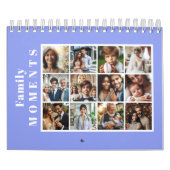 Personalized Monthly Family Moments in 12 Photos カレンダー (カバー)