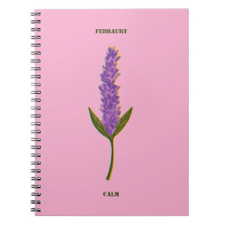 Personalized Monthly Serenity Journal Minimalist  ノートブック