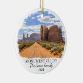 Personalized Monument Valley Navajo Tribal Park セラミックオーナメント (右)
