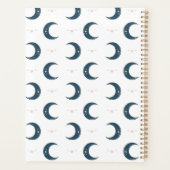 Personalized Moon Pattern Planner 8.5x11 プランナー手帳 (裏面)