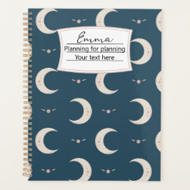 Personalized Moon Pattern Planner 8.5x11 プランナー手帳
