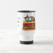 Personalized Morning Coffee Cat Ritual Cozy トラベルマグ (中央)