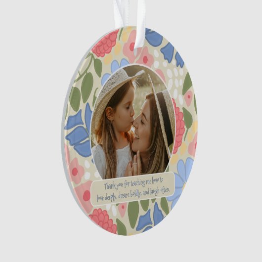 Personalized Mother-Daughter Keepsake Ornament  オーナメント (正面)