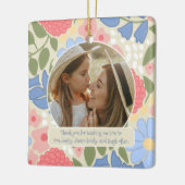 Personalized Mother-Daughter Keepsake Ornament セラミックオーナメント (左)