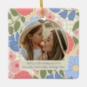 Personalized Mother-Daughter Keepsake Ornament セラミックオーナメント (正面)