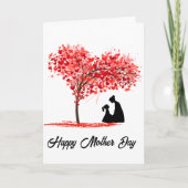 Personalized Mother & Daughter Love  カード (正面)