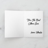 Personalized Mother & Daughter Love  カード (内部)