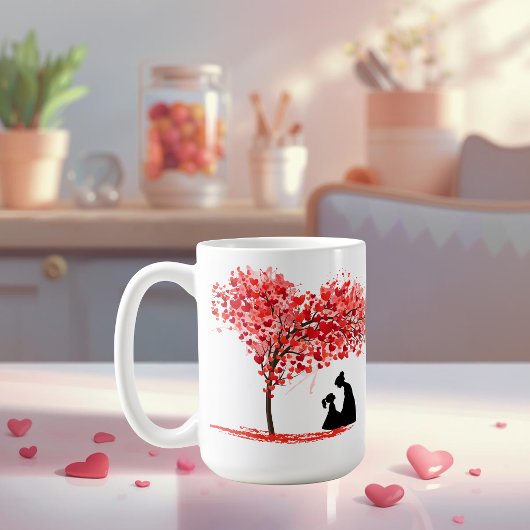 Personalized Mother & Daughter Love Mug コーヒーマグカップ